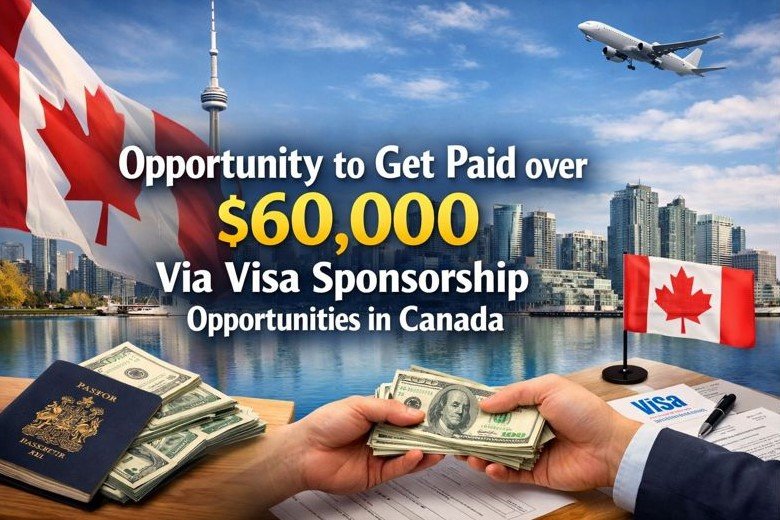Opportunity to Get Paid over $60,000 Via Visa Sponsorship Opportunities in Canada