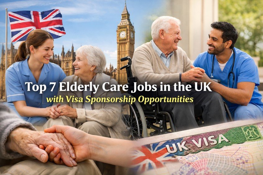 Top 7 Elderly Care Jobs in the UK with Visa Sponsorship Opportunities
